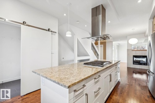11042 131 Street, Edmonton, AB - Indoor Photo Showing Kitchen