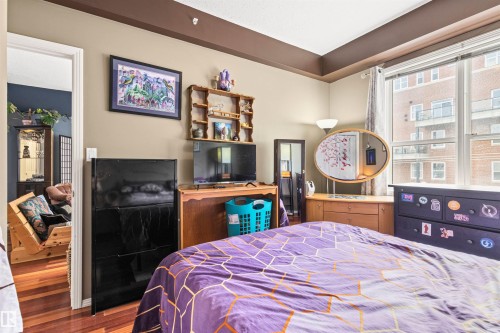 417 10717 83 Avenue, Edmonton, AB - Indoor Photo Showing Bedroom