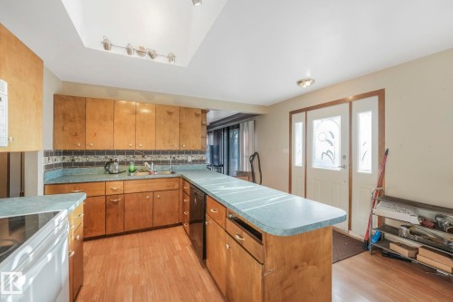 12904 119A Avenue, Edmonton, AB - Indoor Photo Showing Kitchen With Double Sink