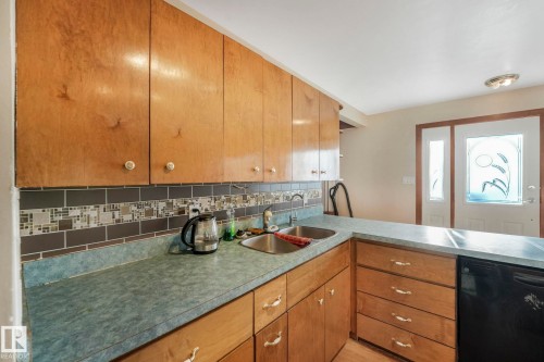 12904 119A Avenue, Edmonton, AB - Indoor Photo Showing Kitchen With Double Sink