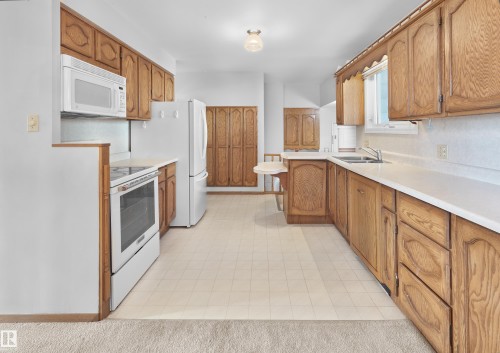 10512 54 Avenue, Edmonton, AB - Indoor Photo Showing Kitchen With Double Sink