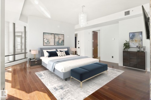 1200 11933 Jasper Avenue, Edmonton, AB - Indoor Photo Showing Bedroom