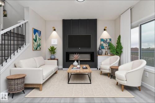 137 Pierwyck Loop, Spruce Grove, AB - Indoor Photo Showing Living Room