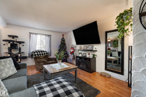 8207 169 Street, Edmonton, AB - Indoor Photo Showing Living Room