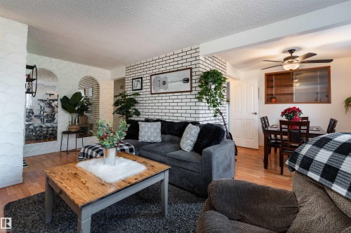 8207 169 Street, Edmonton, AB - Indoor Photo Showing Living Room