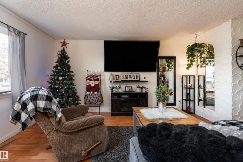 8207 169 Street, Edmonton, AB - Indoor Photo Showing Living Room