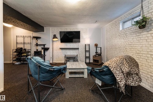 8207 169 Street, Edmonton, AB - Indoor With Fireplace