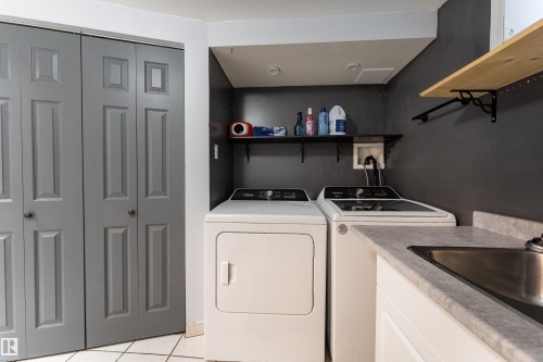 8207 169 Street, Edmonton, AB - Indoor Photo Showing Laundry Room