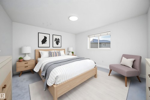 Bedroom with baseboards - 3504 20 Street, Edmonton, AB - Indoor Photo Showing Bedroom