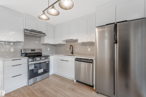 6030 Mill Woods Rd S, Edmonton, AB - Indoor Photo Showing Kitchen With Stainless Steel Kitchen With Upgraded Kitchen