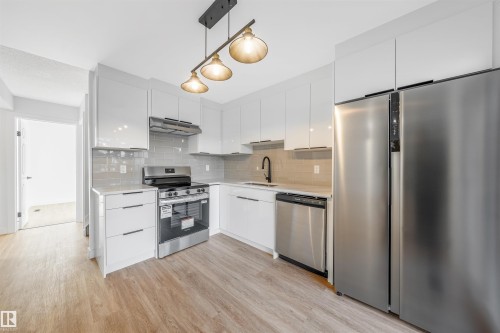 6030 Mill Woods Rd S, Edmonton, AB - Indoor Photo Showing Kitchen With Stainless Steel Kitchen