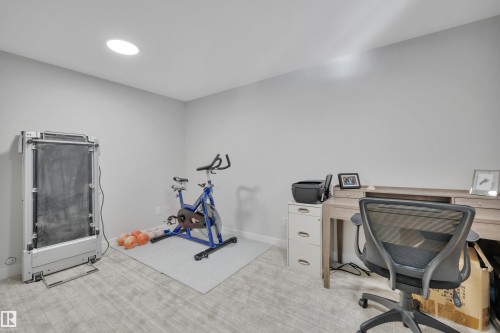 153 Camelot Avenue, Leduc, AB - Indoor Photo Showing Gym Room