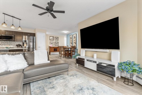 303 396 Silver Berry Road, Edmonton, AB - Indoor Photo Showing Living Room
