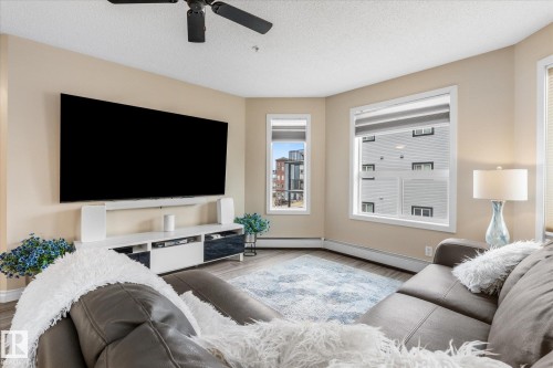 303 396 Silver Berry Road, Edmonton, AB - Indoor Photo Showing Living Room