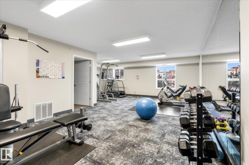 303 396 Silver Berry Road, Edmonton, AB - Indoor Photo Showing Gym Room