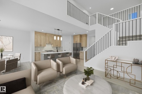 37 Gable Common, Spruce Grove, AB - Indoor Photo Showing Living Room