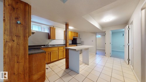 1508 62 Street, Edmonton, AB - Indoor Photo Showing Kitchen With Double Sink