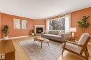 11423 127 Street, Edmonton, AB  - Indoor Photo Showing Living Room With Fireplace 