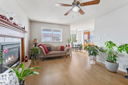 2614 6A Avenue, Cold Lake, AB - Indoor Photo Showing Living Room With Fireplace