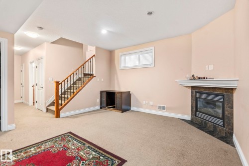 1888 33 Street, Edmonton, AB - Indoor With Fireplace