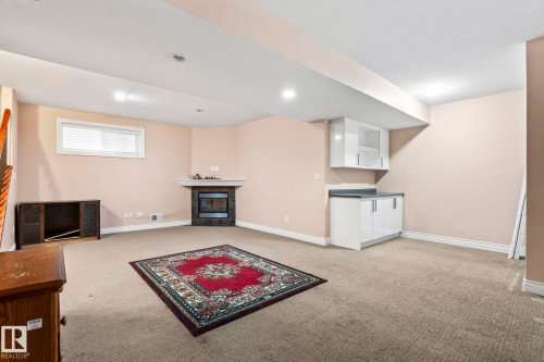 1888 33 Street, Edmonton, AB - Indoor With Fireplace