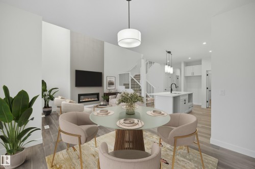 43 Gable Common, Spruce Grove, AB - Indoor With Fireplace