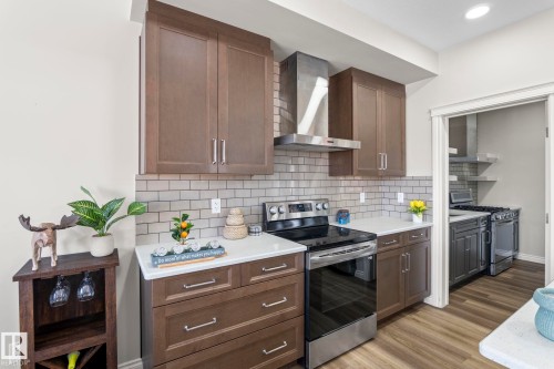 73 Redspur Drive, St. Albert, AB - Indoor Photo Showing Kitchen With Upgraded Kitchen
