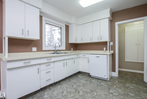 14516 106A Avenue, Edmonton, AB - Indoor Photo Showing Kitchen With Double Sink