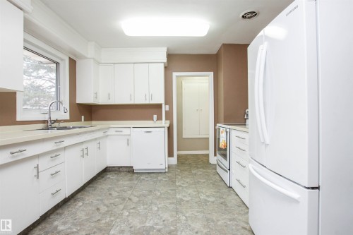 14516 106A Avenue, Edmonton, AB - Indoor Photo Showing Kitchen With Double Sink