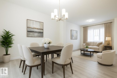 122 Elliott Wynd, Fort Saskatchewan, AB - Indoor Photo Showing Dining Room
