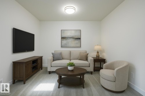 122 Elliott Wynd, Fort Saskatchewan, AB - Indoor Photo Showing Living Room