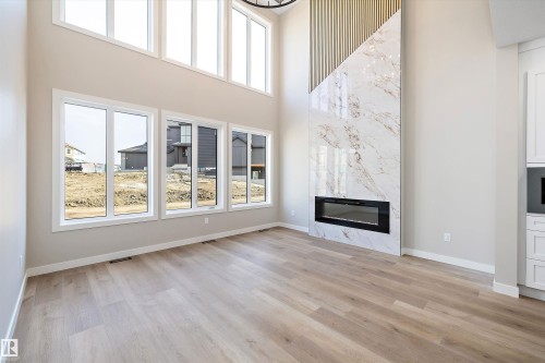 79 Chelles Wynd, St. Albert, AB - Indoor With Fireplace