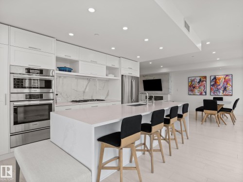 605 14105 West Block Drive, Edmonton, AB - Indoor Photo Showing Kitchen With Upgraded Kitchen