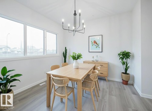 161 Elliott Wynd, Fort Saskatchewan, AB - Indoor Photo Showing Dining Room