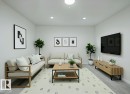 161 Elliott Wynd, Fort Saskatchewan, AB  - Indoor Photo Showing Living Room 