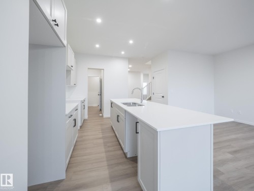 161 Elliott Wynd, Fort Saskatchewan, AB - Indoor Photo Showing Kitchen With Double Sink