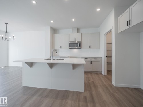 2511 211 Street, Edmonton, AB - Indoor Photo Showing Kitchen With Upgraded Kitchen