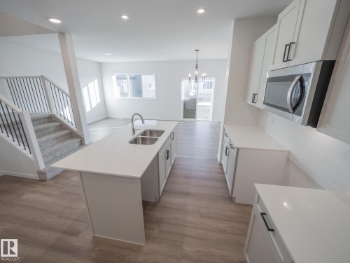 2511 211 Street, Edmonton, AB - Indoor Photo Showing Kitchen With Double Sink