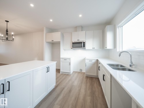 17631 70 Street, Edmonton, AB - Indoor Photo Showing Kitchen With Double Sink