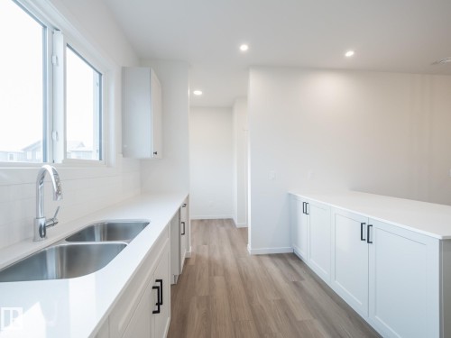 17631 70 Street, Edmonton, AB - Indoor Photo Showing Kitchen With Double Sink