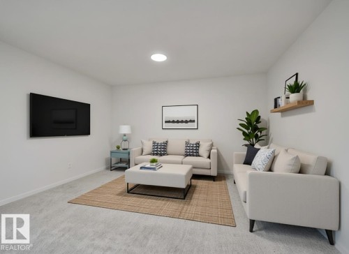 4639 Kinsella Landing, Edmonton, AB - Indoor Photo Showing Living Room