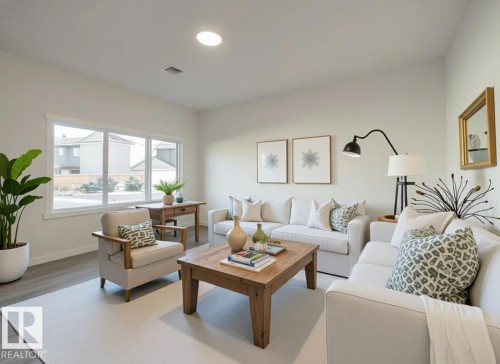 4639 Kinsella Landing, Edmonton, AB - Indoor Photo Showing Living Room