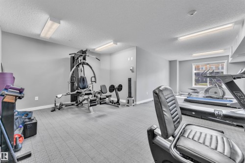 228 6076 Schonsee Way, Edmonton, AB - Indoor Photo Showing Gym Room