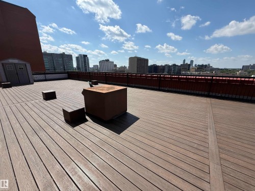 #409 10145 109 St, Edmonton, AB - Outdoor With Deck Patio Veranda