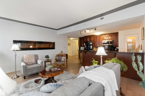 1101 9020 Jasper Avenue, Edmonton, AB - Indoor Photo Showing Living Room
