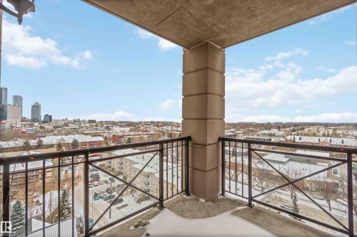 1101 9020 Jasper Avenue, Edmonton, AB - Outdoor With Balcony With View With Exterior