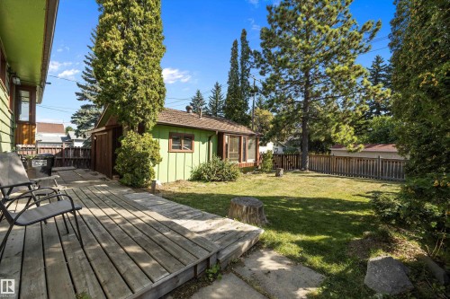 9911 149 Street, Edmonton, AB - Outdoor With Deck Patio Veranda