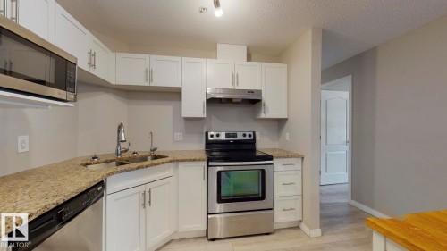 2107 9357 Simpson Drive, Edmonton, AB - Indoor Photo Showing Kitchen With Double Sink