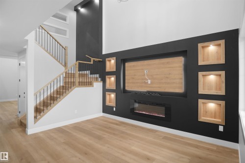 4007 41 Street, Beaumont, AB - Indoor With Fireplace