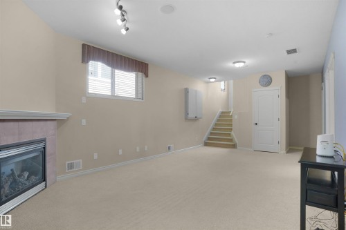 3812 163 Avenue, Edmonton, AB - Indoor With Fireplace